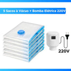 Kit Compact Premium – Saco a Vácuo + Bomba Elétrica