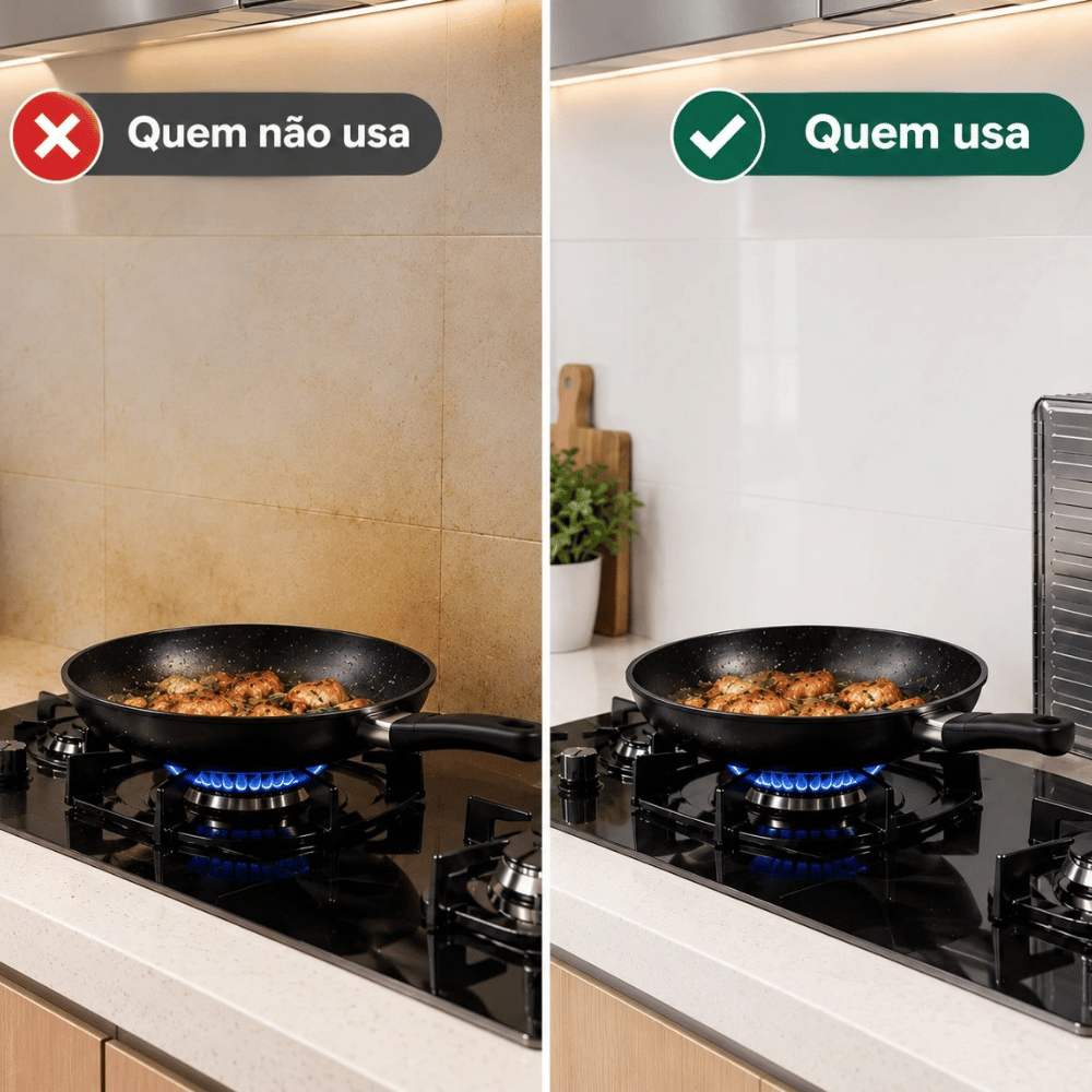 Protetor Anti-Respingos para Fogão Dobrável | Oferta Imperdível + Frete Grátis🔥
