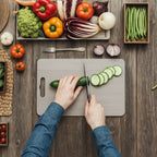 Tábua de Cozinha Titanium - Antibacteriana e Antisujeira