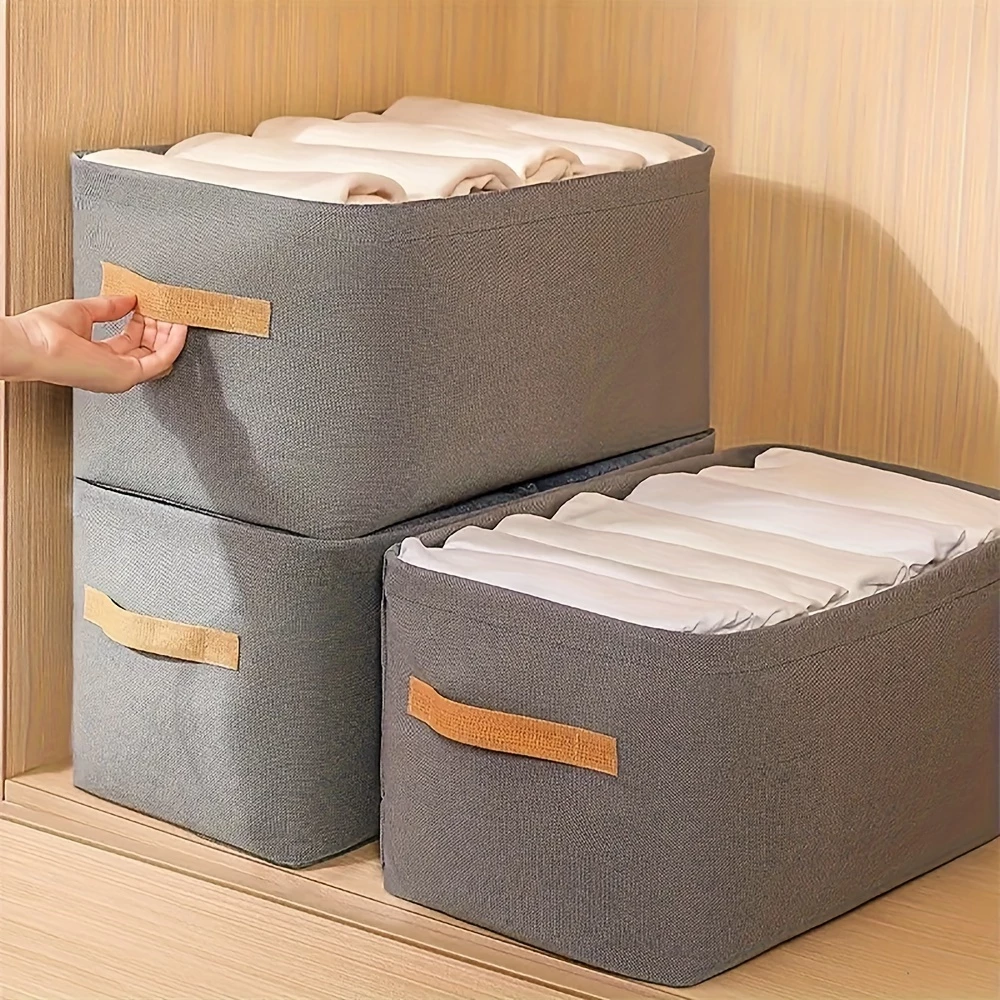 ORGANIZADOR DE ROUPAS DOBRÁVEL - COMPRE 1 E LEVE 4 - SOMENTE HOJE 🔥