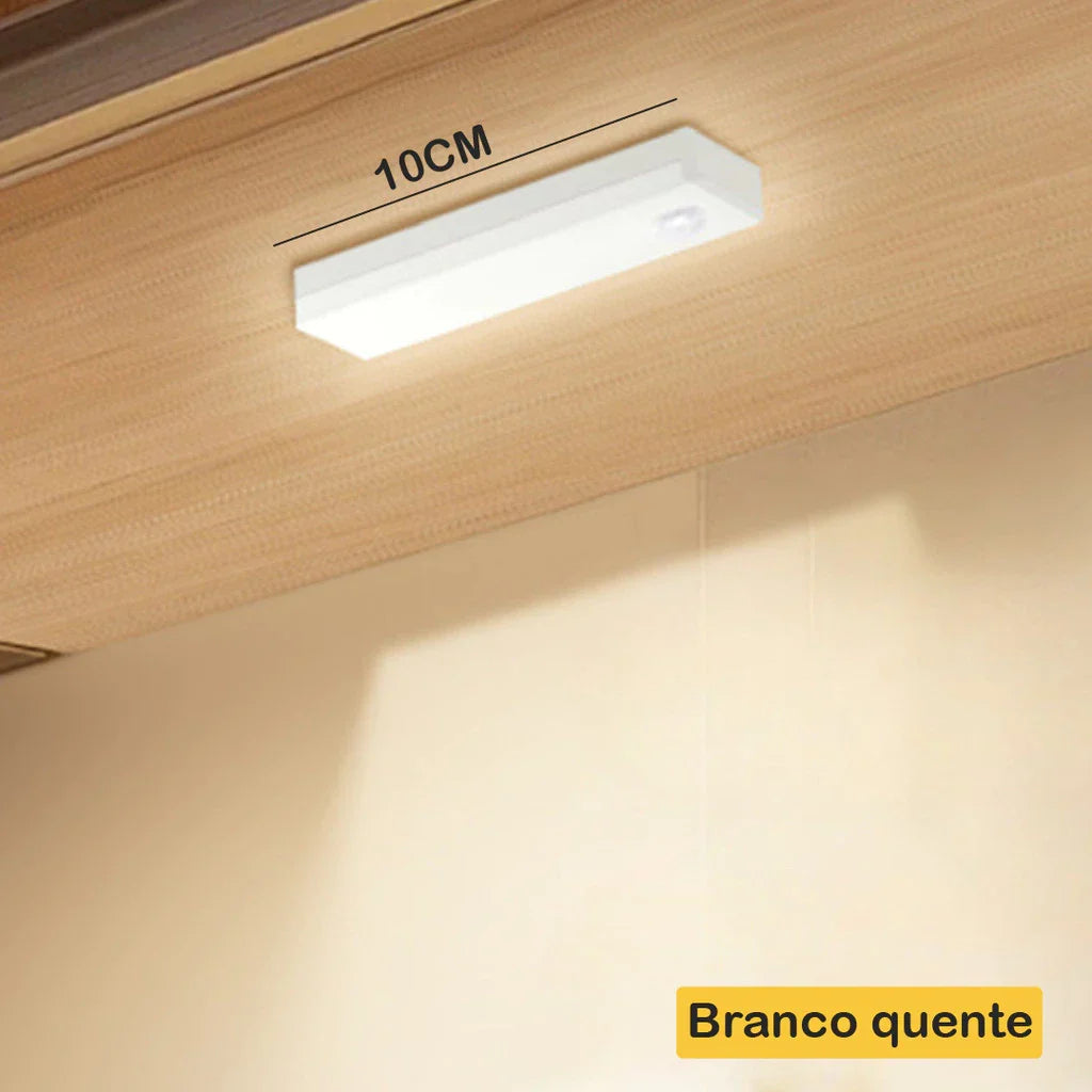 Luminária Inteligente Ultra LED com Sensor de Movimento sem Fio e Recarregável [COMPRE 1 LEVE 2]